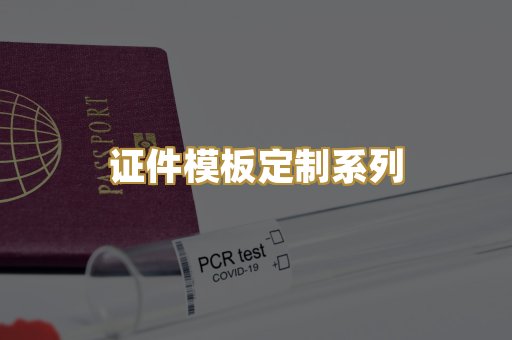 证件模板定制系列